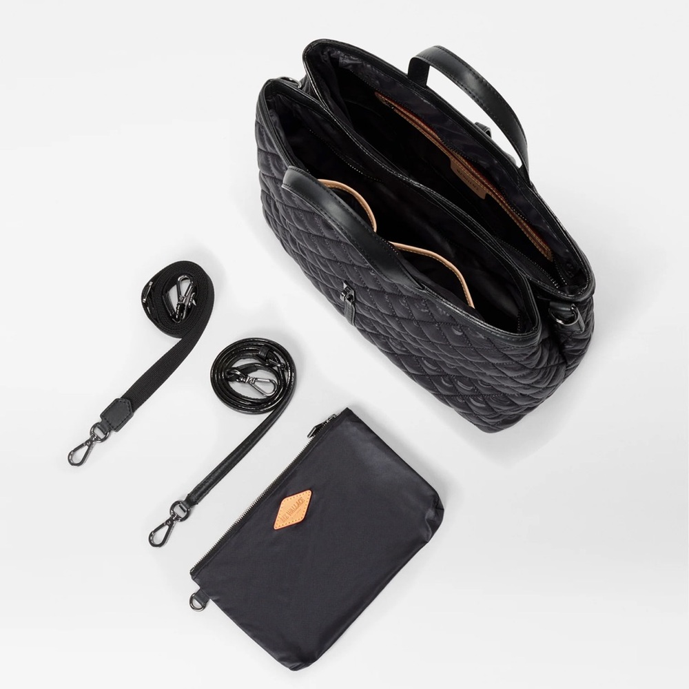 MZ Wallace Medium Astor Black Tote - Picture 3 of 12